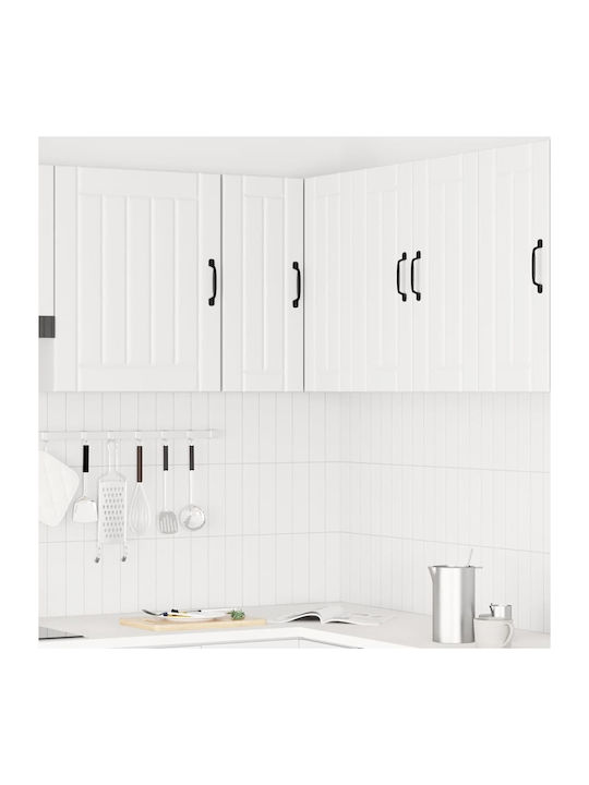 Lucca Corner Cabinet Wall White 57x57x60pcs