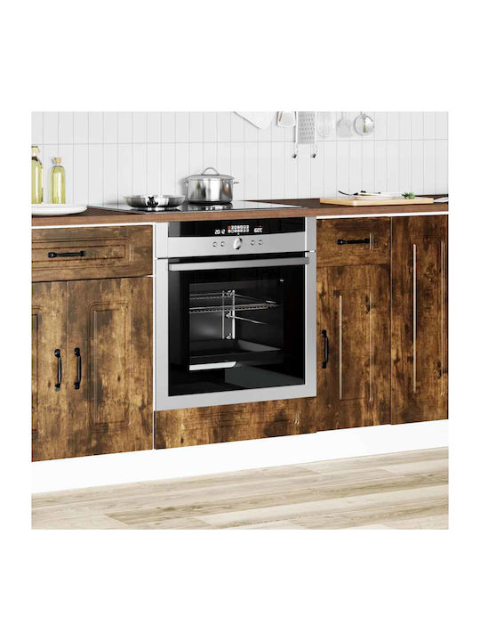 Kalmar Dulap Inferior pentru Cuptor Smoked Oak Wood 60x46x81.5buc