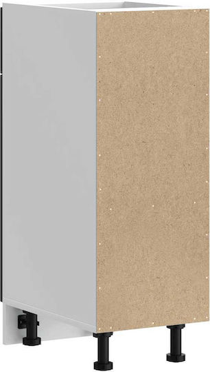 Lucca Dulap pentru Chiuvetă Negru 30x46x81.5buc
