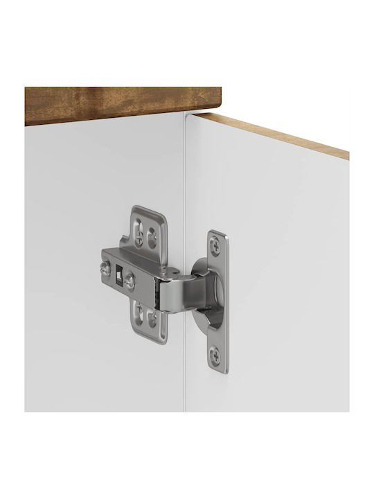 Lucca Spülbeckenschrank Smoked Oak 40x46x81.5cm