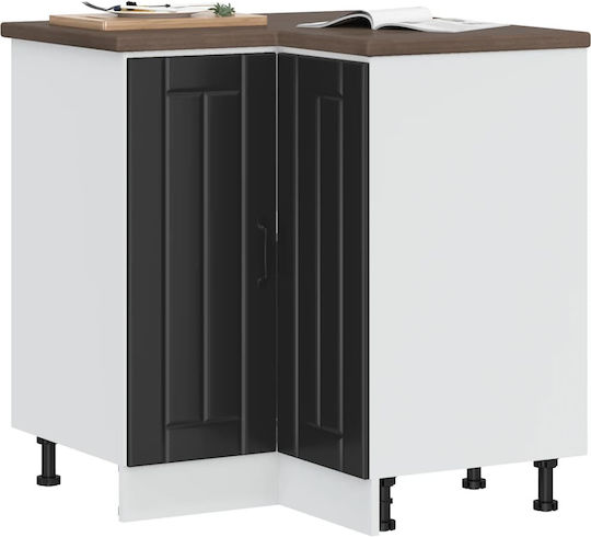 Lucca Eckschrank Wand Black 75.5x75.5x81.5Stück
