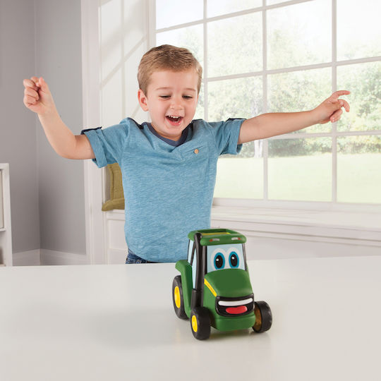 Tomy John Deere Johnny Трактор Количка с Натискане и Търкаляне за 1.5+ Години