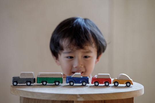 Plan Toys Σετ Αυτοκινητάκια για 3+ Ετών