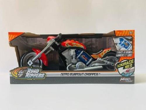 Nikko Road Rippers Nitro Burnout Μοτοσυκλέτα για 3+ Ετών