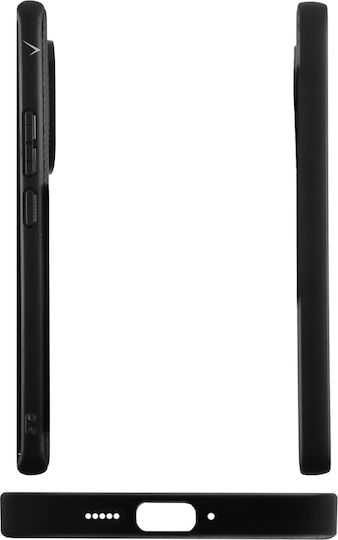 Volte-Tel Carbon Lift Back Cover Silicon Roșu (Redmi Note 14 Pro+)