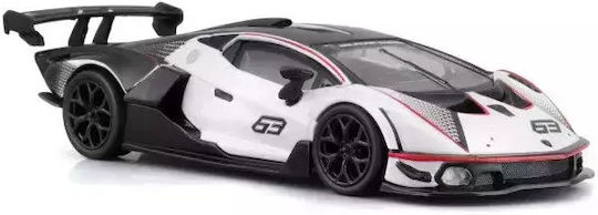 Lamborghini Essenza Scv12 White-Black 1:32 Bburago Toy Car