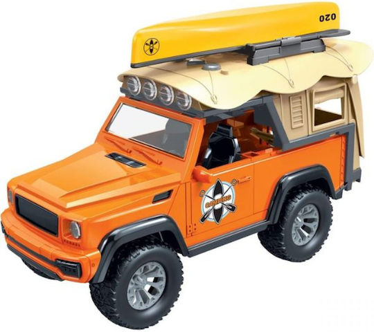 Luna Friction Toy Car 1:16 Pull Back Jeep Camping for 3++ Years