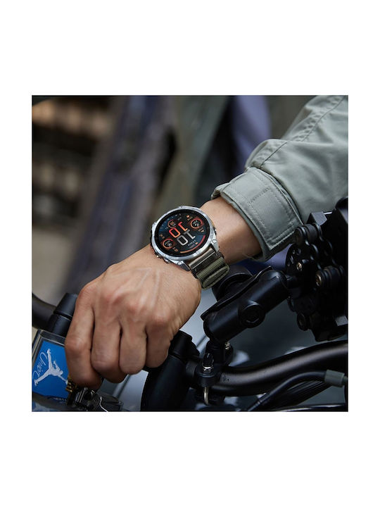 Tech-Protect Armband Stoff Grün (Fenix 5 / 5 Plus / 6 / 6 Pro / 7 / 7 Pro / 8 (47mm))