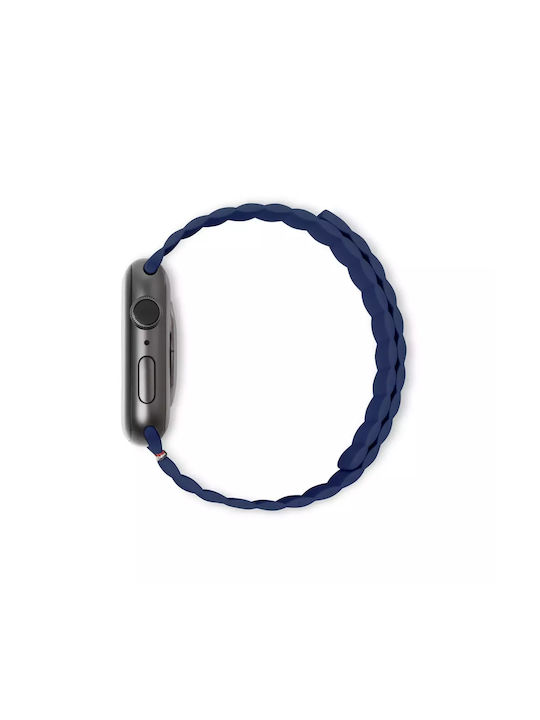 Decoded Traction Strap Lite Λουράκι Σιλικόνης Navy Μπλε (Apple Watch 38/40/41mm)
