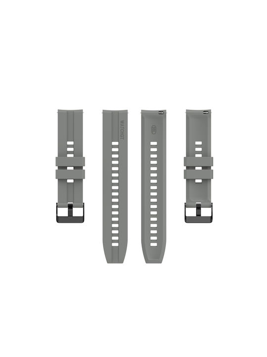 Armband Silikon Schwarz Schnalle Amazfit Gts 3 Gts 2 Grau