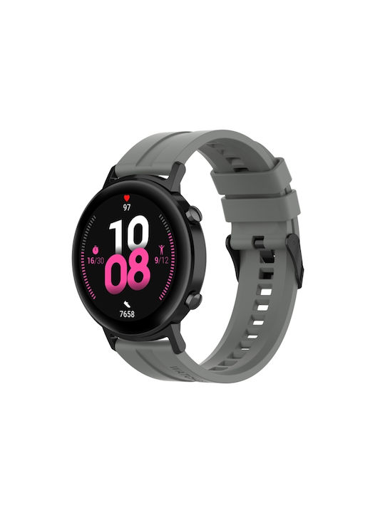 Armband Silikon Schwarz Schnalle Amazfit Gts 3 Gts 2 Grau