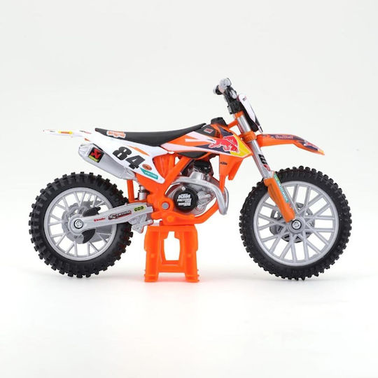 Bburago Motorcycle Red Bull KTM 450 SX-F Factory Edition 2018 1:18 for Ages 3+