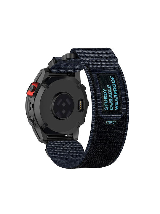 Techsuit Watchband Quickfit 20mm W057 Armband Marineblau (Garmin Instinct 2S)