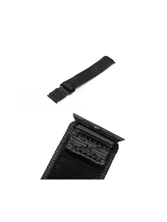 Forcell F-Design Fa05 Nylonarmband Apple Watch 38 40 41 mm Schwarz