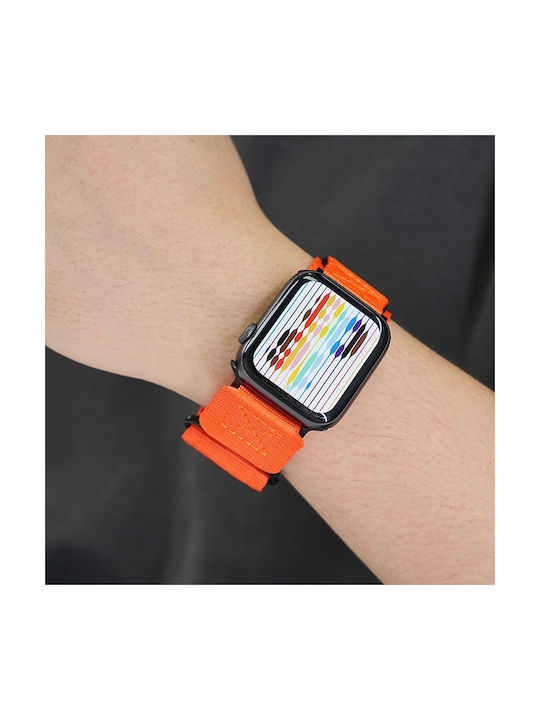 Forcell F-Design Fa05 Nylon Armband Apple Watch 38 40 41 mm Orange