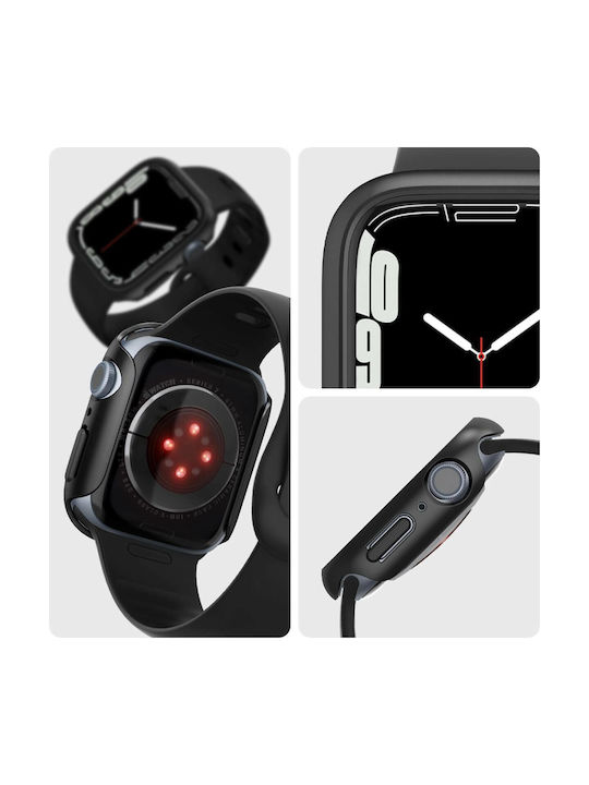Spigen Thin Fit Plastikhülle in Schwarz Farbe für APPLE WATCH 7 (41mm)