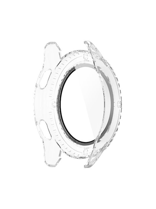 2 In 1 Armor Protective Case + Tempered Glass for Xiaomi Watch S3 Transparent