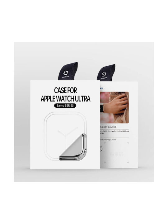 Dux Ducis Alone Θήκη Σιλικόνης σε Ασημί χρώμα για το Apple Watch Ultra 49mm