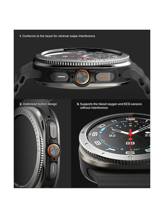 Ringke Styling Προστατευτικό Bezel σε Ασημί χρώμα για Samsung Galaxy Watch Ultra 47mm