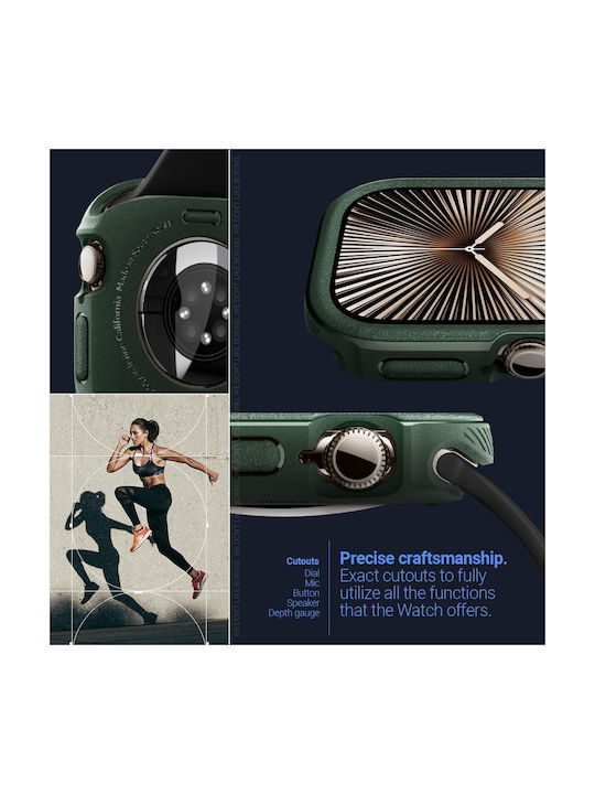 Caseology Vault Apple Watch 10 46 mm Mitternachtsgrün