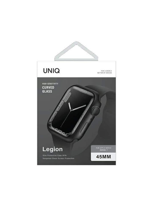 Uniq Legion Πλαστική Θήκη με Τζαμάκι σε χρώμα για Apple Watch 45mm Uniq Legion Πλαστική Θήκη με Τζαμάκι σε χρώμα για Apple Watch 45mm