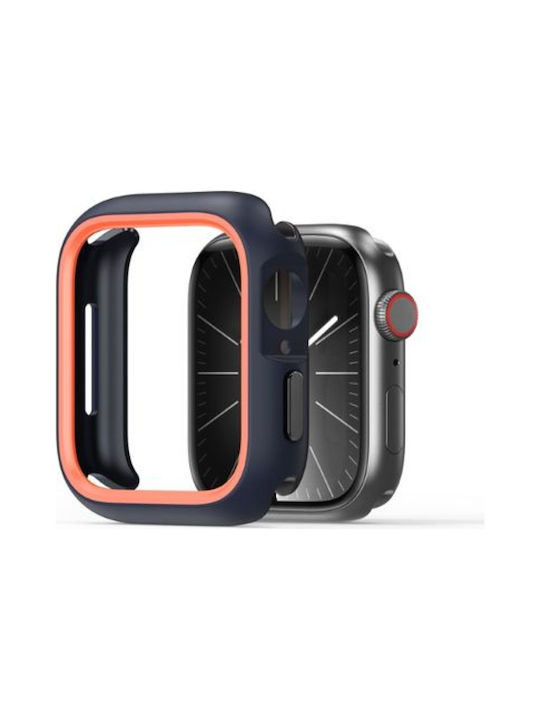 Dux Ducis Plastic Case midnight/orange for Apple Watch Series 7/8/9 45mm