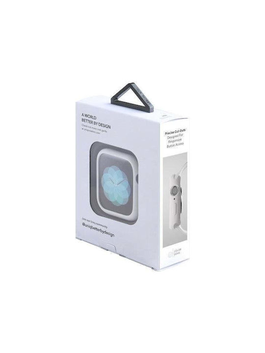 Uniq Lino Θήκη Σιλικόνης σε Λευκό χρώμα για το Apple Watch 44mm