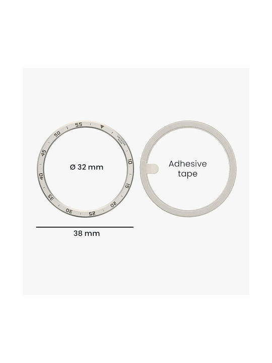 KWmobile Ring Time Προστατευτικό Bezel σε Ασημί χρώμα για το Galaxy Watch5 40mm