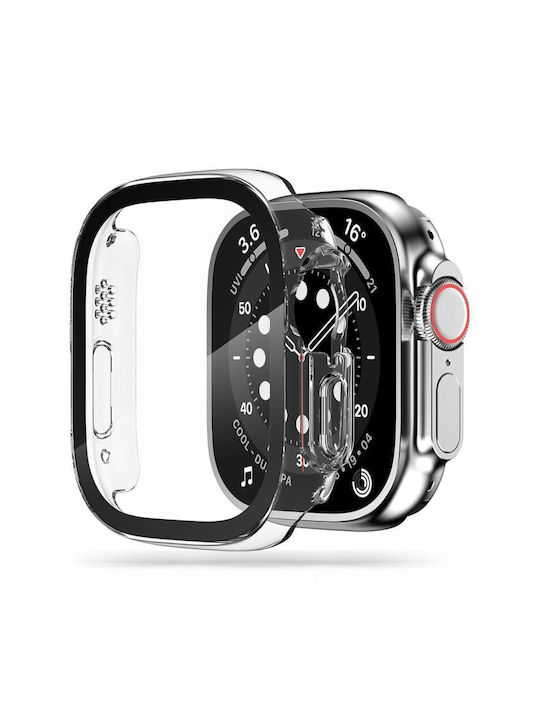 Θήκη Προστασίας Tempered Glass Apple Watch 41mm Διάφανη Oe