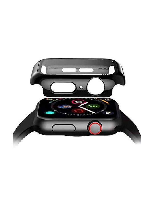 Fullbody Plastikhülle mit Glas in Schwarz Farbe für Apple Watch Ultra 49mm