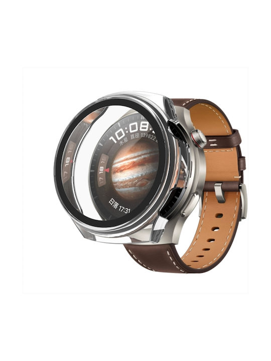 Huawei Watch 4 Pro Tempered Film + Pc Integrated Watch Protective Case Black