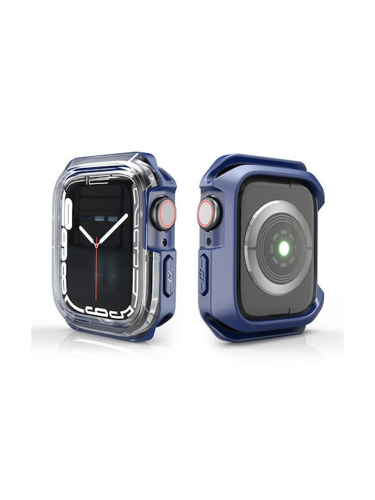 Devia Силиконов Калъф в Син цвят за Apple Watch 45 мм