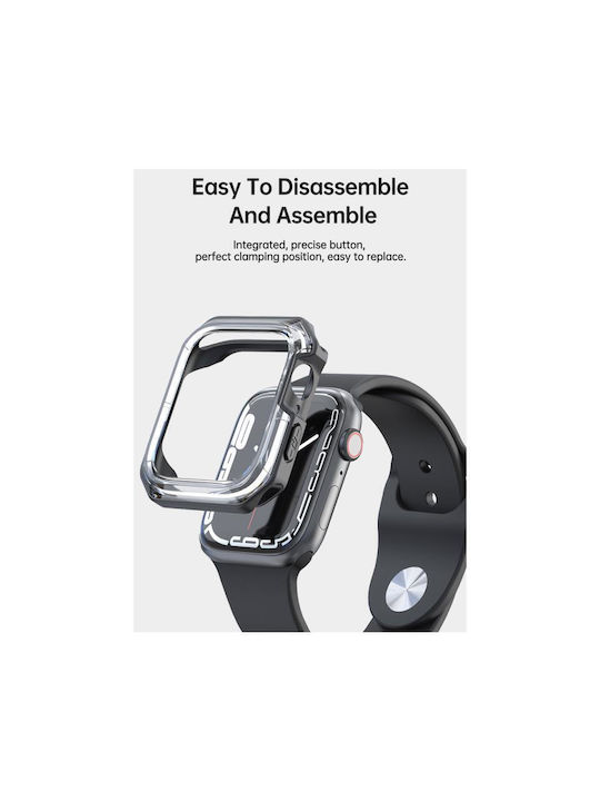 Devia Silikonhülle in Schwarz Farbe für Apple Watch 41mm