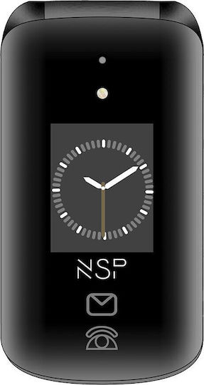 NSP 2700DS Dual SIM Κινητό με Κουμπιά Μαύρο