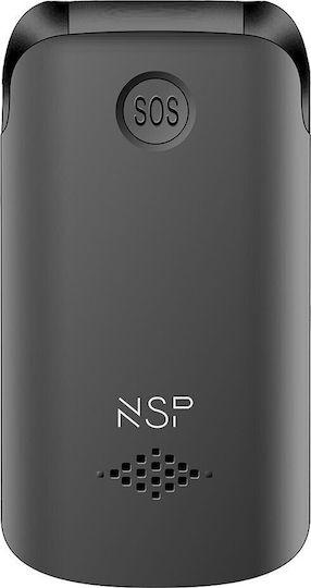 NSP 2700DS Dual SIM Κινητό με Κουμπιά Μαύρο