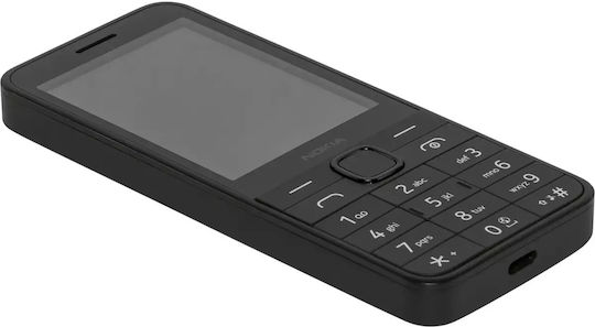 Nokia 215 4G (2024) Dual SIM Κινητό (Αγγλικό Μενού) Μαύρο