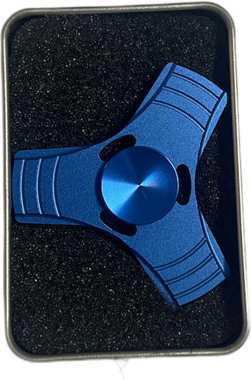 Fidget Spinner Blue 3 Leaves Μπλε Σπίνερ