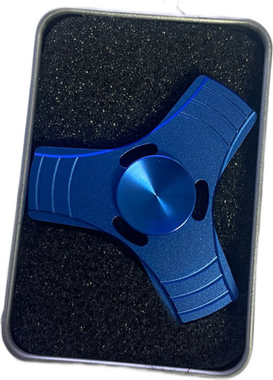 Fidget Spinner Blue 3 Leaves Μπλε Σπίνερ