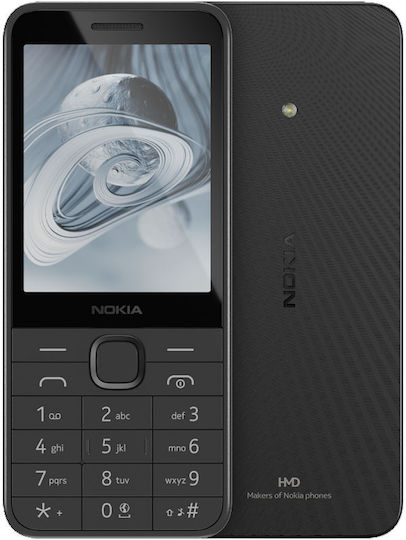 Nokia 215 4G (2024) Dual SIM Κινητό (Ελληνικό Μενού) Μαύρο