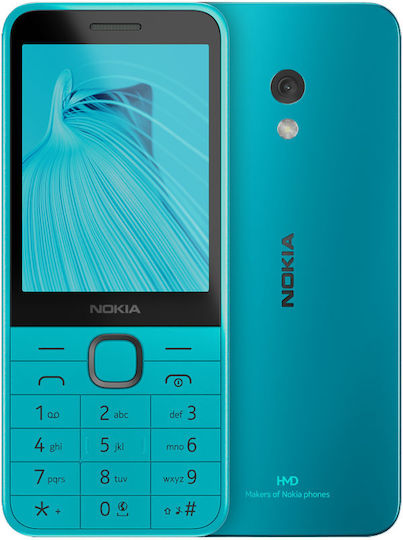 Nokia 235 4G (2024) Dual SIM Mobile with Buttons (Greek Menu) Blue