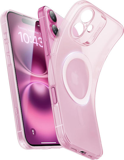 ESR Zero Halolock Back Cover Silicone Pink (iPhone 16)