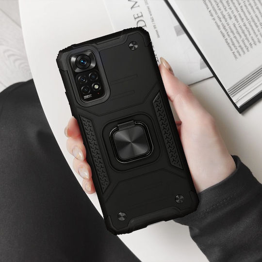 Nitro Back Cover Σιλικόνης / Πλαστικό Μαύρο (Redmi 14C / Poco C75)
