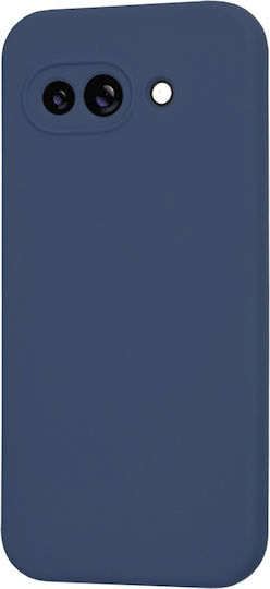 Techsuit Softflex Umschlag Rückseite Silikon Marineblau (Google Pixel 9a)