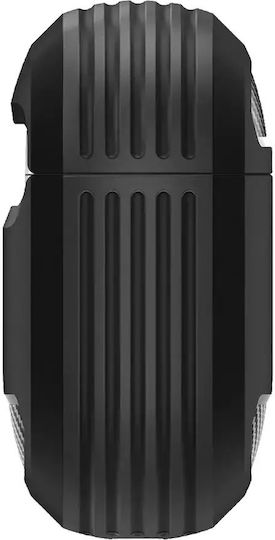 Spigen Rugged Armor Калъф с кука в Черен цвят за Apple AirPods 4
