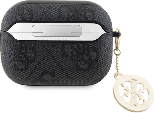 Guess Charm Case Synthetic Leather in Black color for Apple AirPods Pro 2