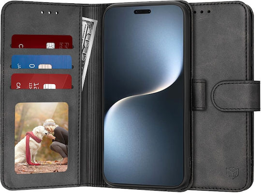 Techsuit Diary Book Σιλικόνης Μαύρο (Honor Magic7 Pro)