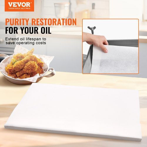 Vevor Fryer Filter Paper 100 Sheets 25.7" X 16.9" Professional Fryer 55l Zyglqlz56lly0m4rhv0