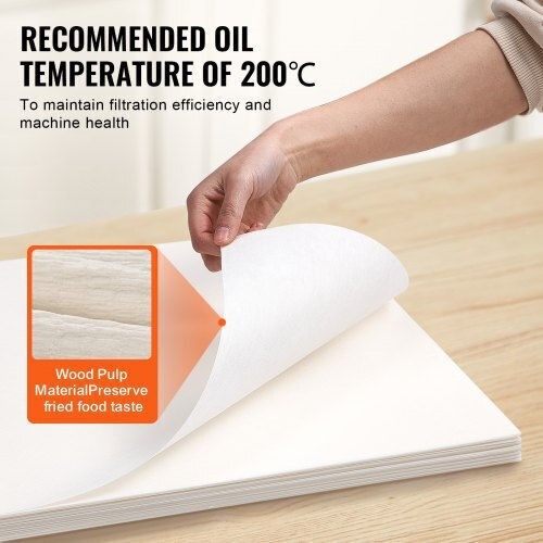 Vevor Fryer Filter Paper 100 Sheets 25.7" X 16.9" Professional Fryer 55l Zyglqlz56lly0m4rhv0