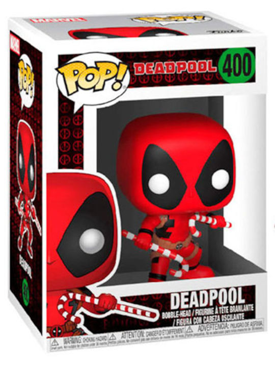 Funko Pop! Marvel: Deadpool - Deadpool with Candy Canes 400 Bobble-Head