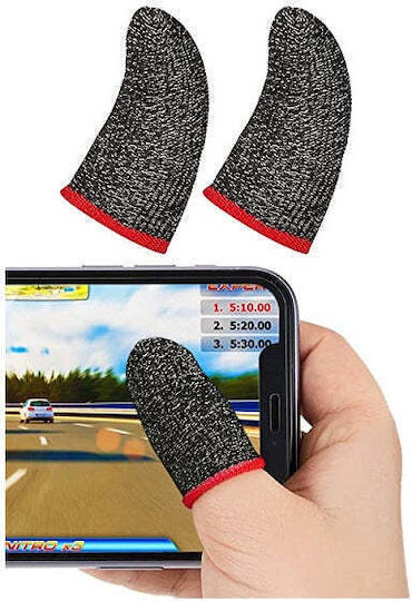 Finger sleeves - Finger Sleeves for Mobile Gaming Finger Sleeves in Black color